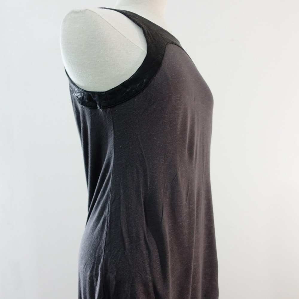 Free People Gray Tank Top low back size small - Picture 3 of 6